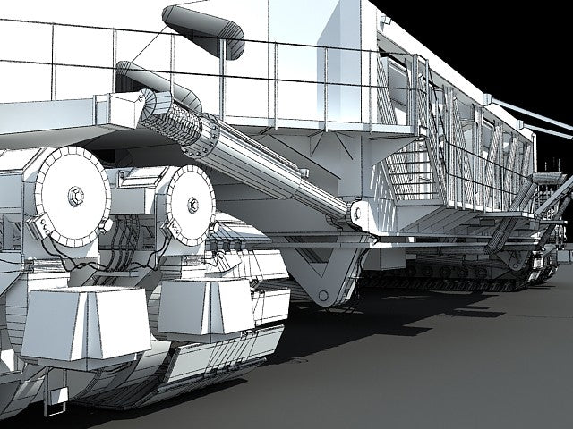 Shuttle Crawler Transporter Model