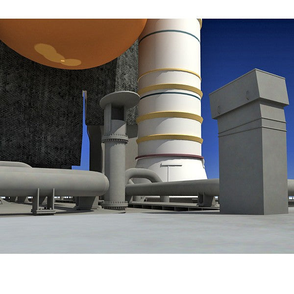 Launch Pad 3D Model Nasa