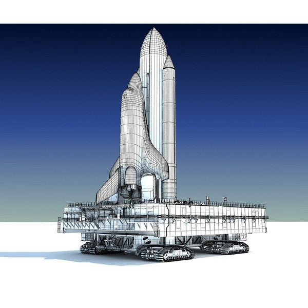 Launch Pad 3D Model Nasa