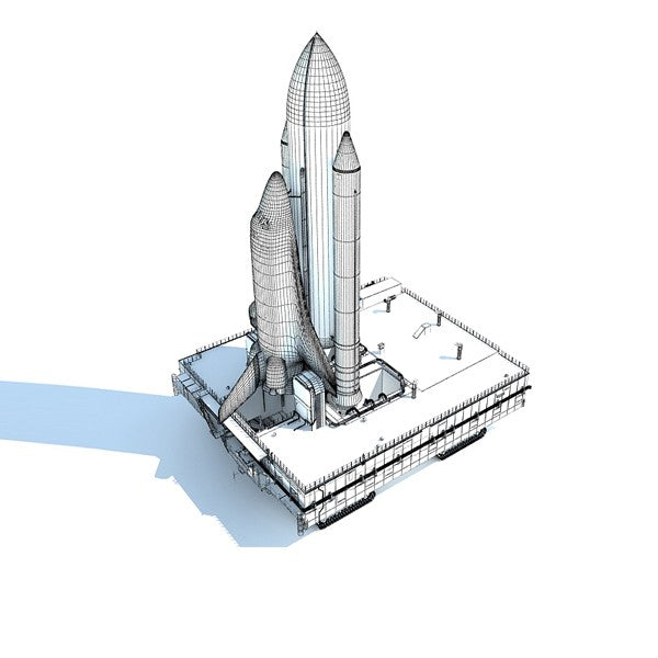 Launch Pad 3D Model Nasa