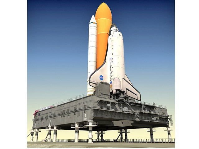 Shuttle with Mobile Launch Platform