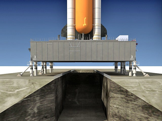 Shuttle Launch Stack 3d Shuttle Launch
