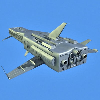 Spaceship 3D Model