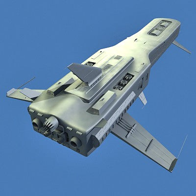 Spaceship 3D Model