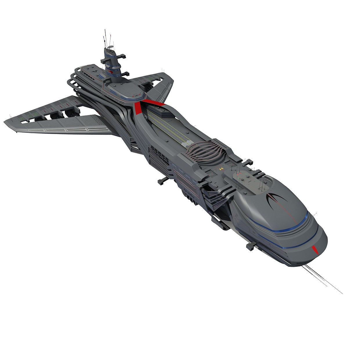 Spaceship 3D Model