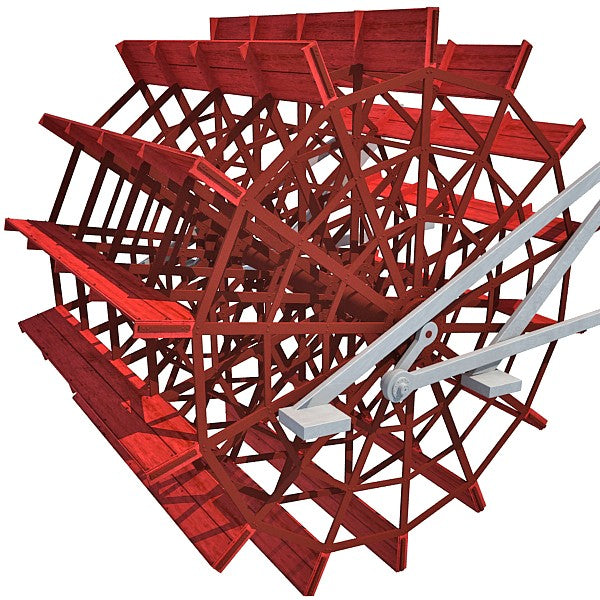 Steam Boat Paddle Wheel