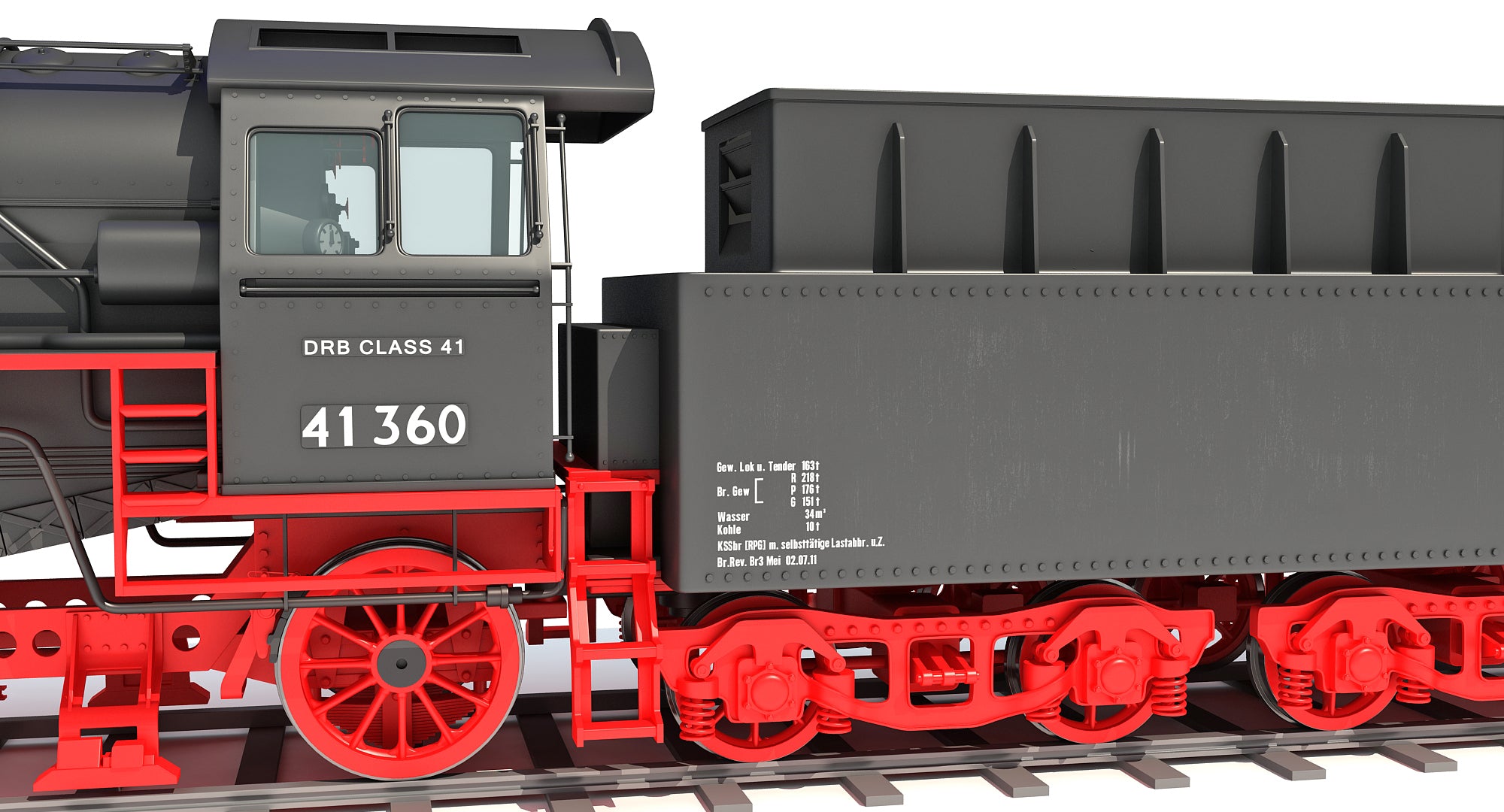 Steam Locomotive 3D Models