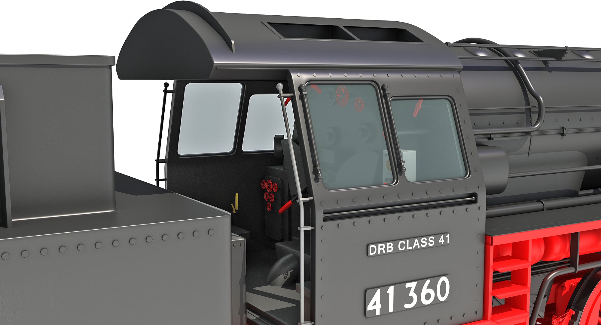 Steam Locomotive 3D Models