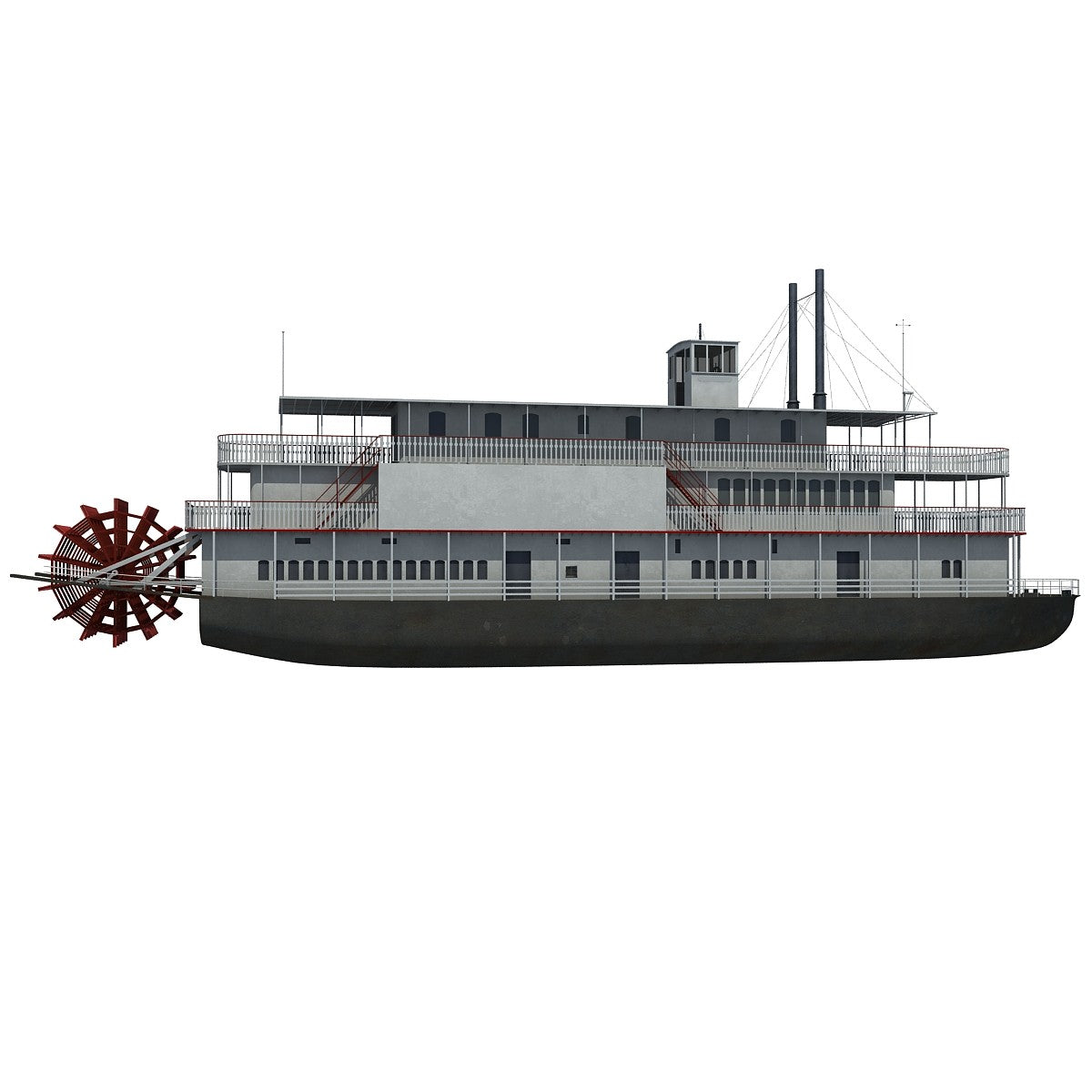 Paddle Steamer and River Boat
