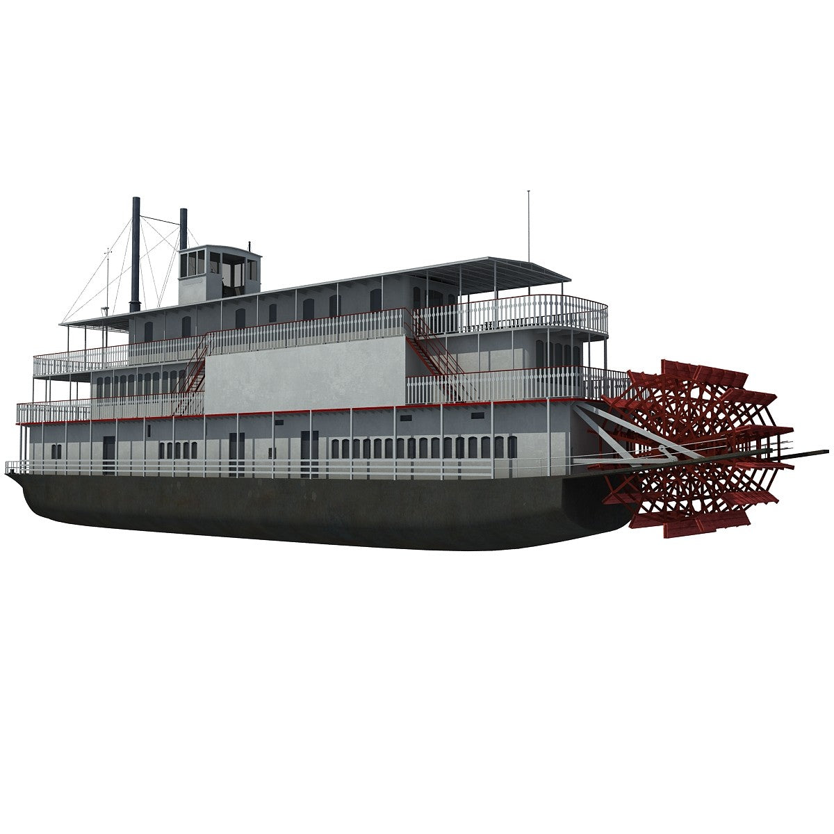 Paddle Steamer and River Boat