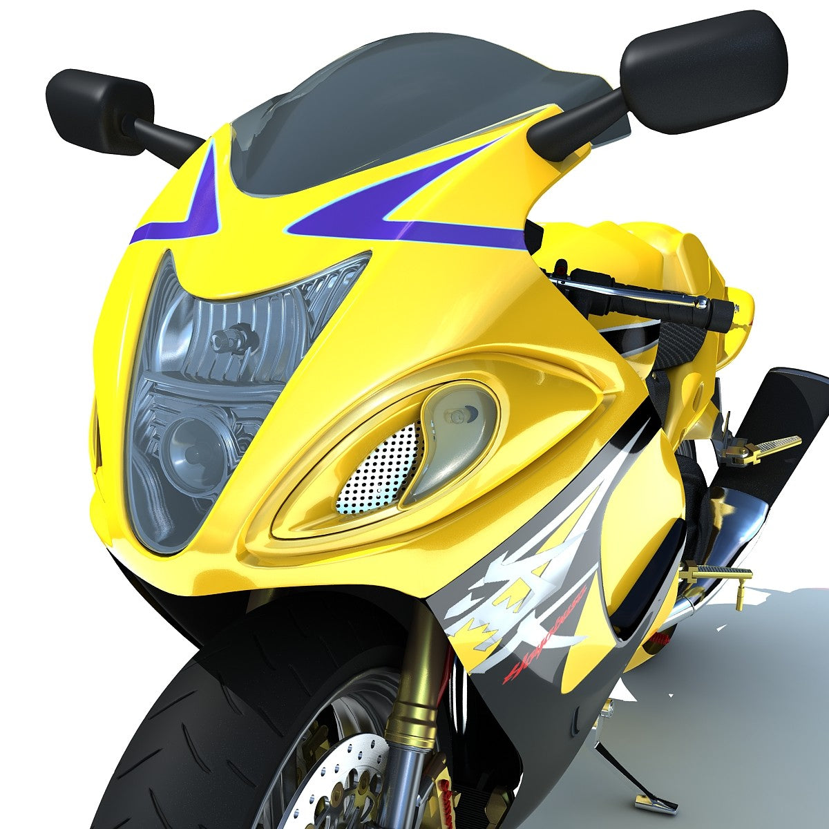 Suzuki Motorcycle 3D Model