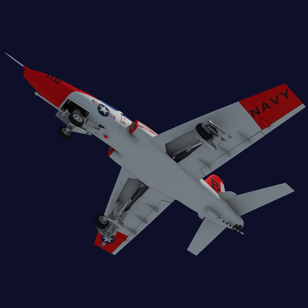 T-45 Goshawk Mcdonnell Douglas 3D Model