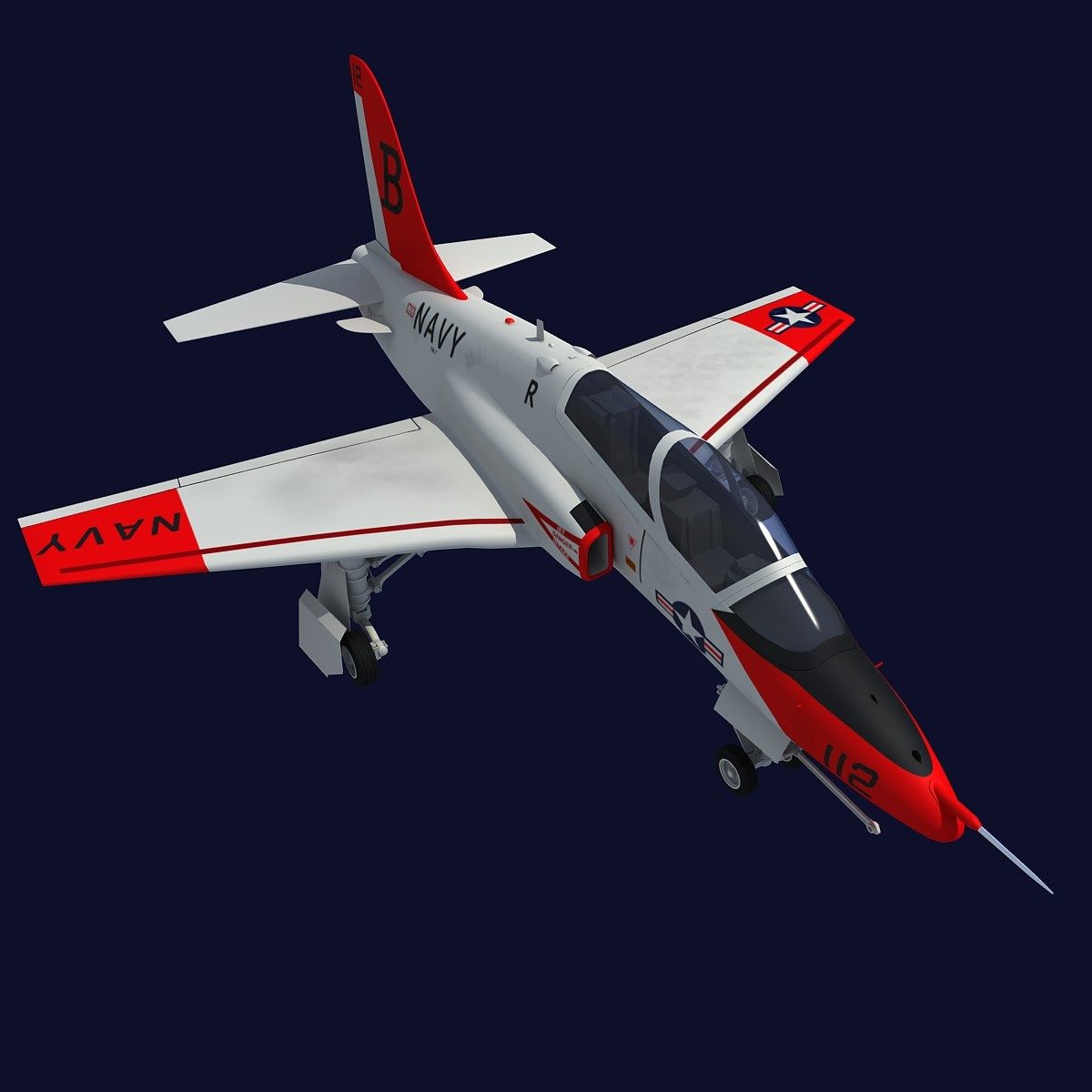 T-45 Goshawk Mcdonnell Douglas 3D Model