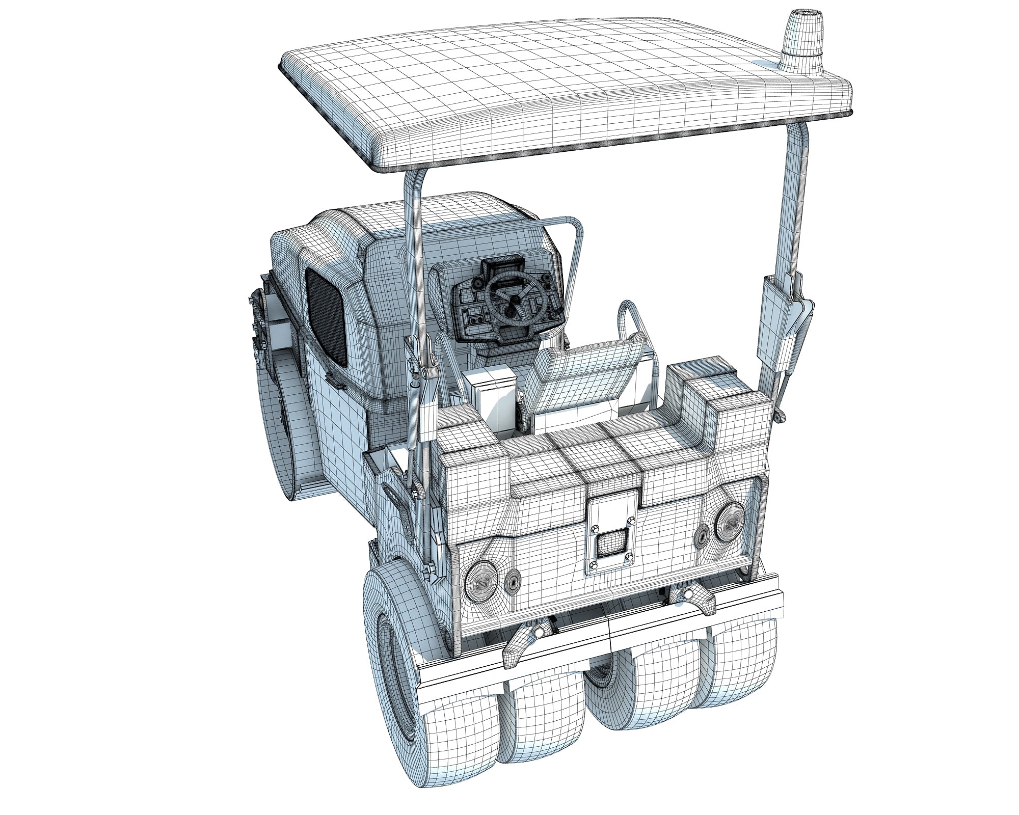 3D Models Road Roller