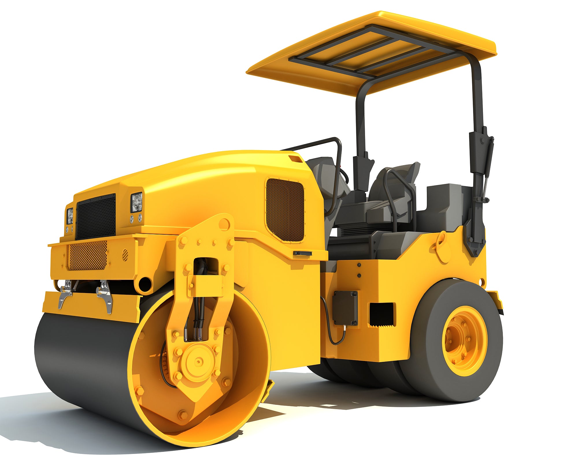 3D Models Road Roller