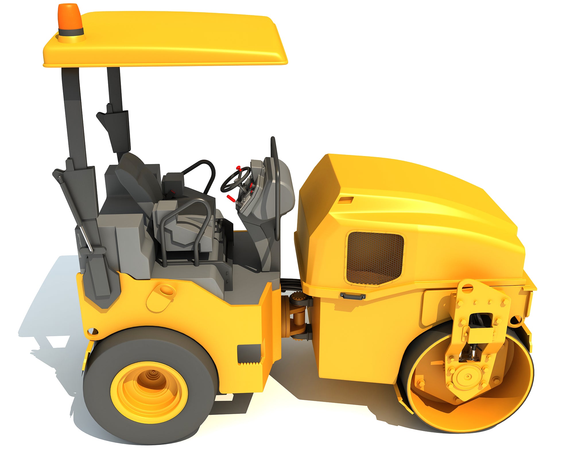 3D Models Road Roller