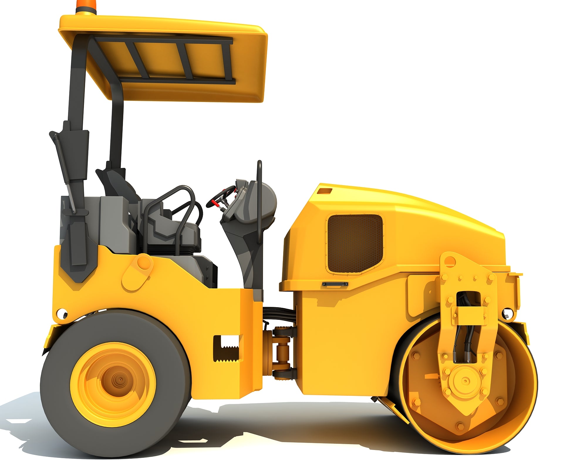 3D Models Road Roller