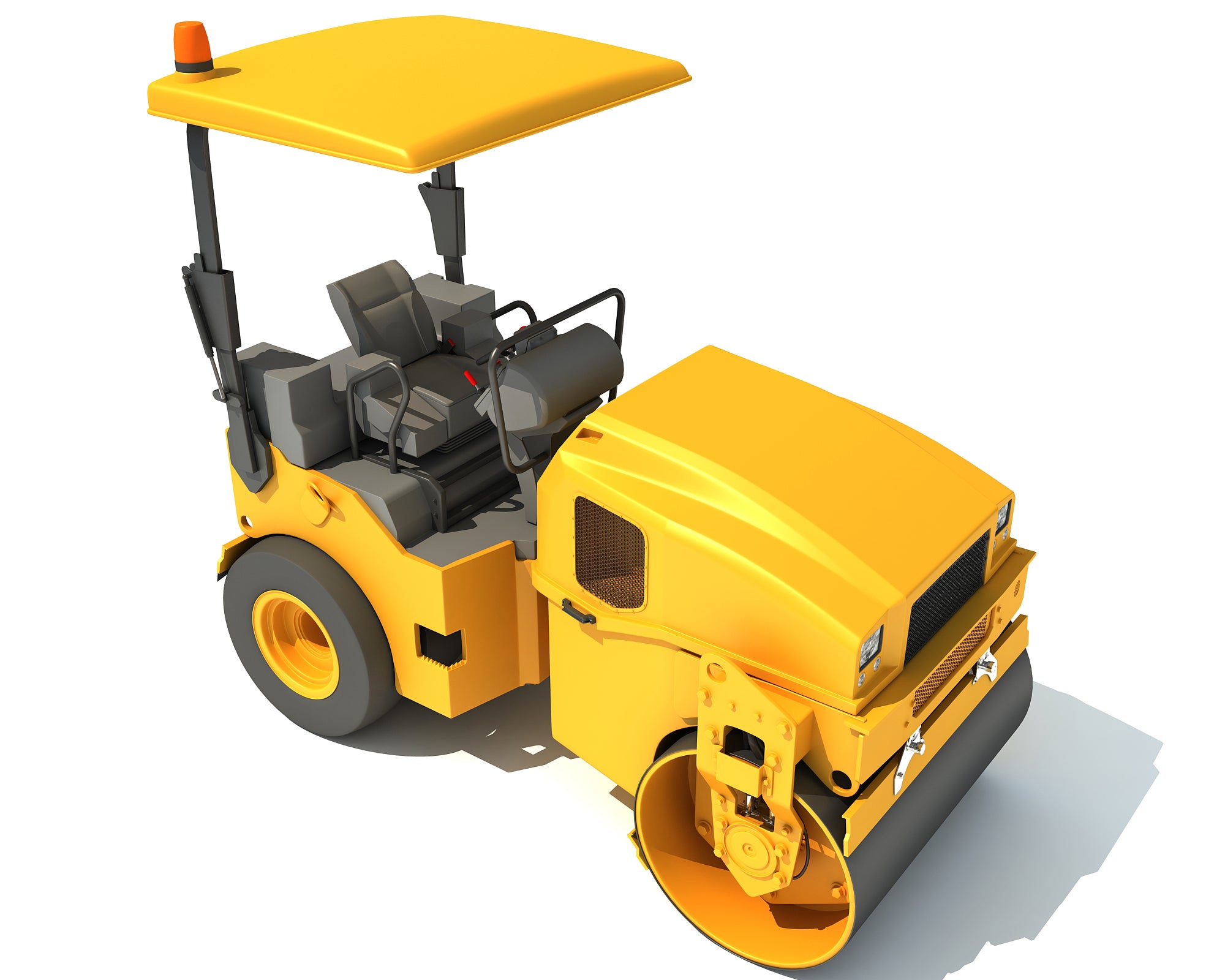 3D Models Road Roller