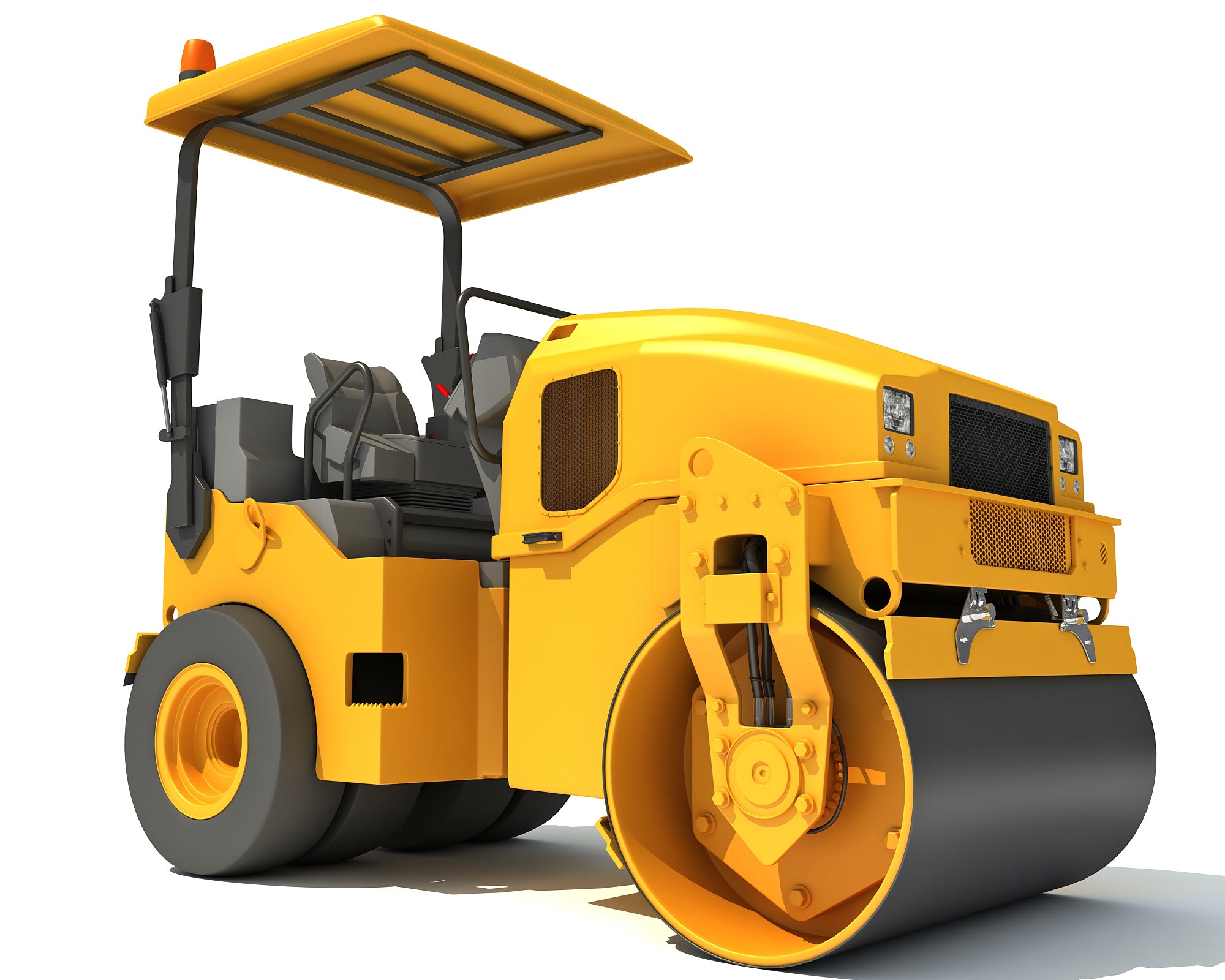 3D Models Road Roller