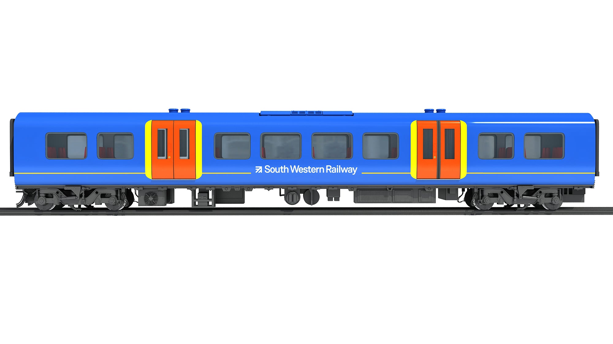 Train Passenger Coach Car 3D Models