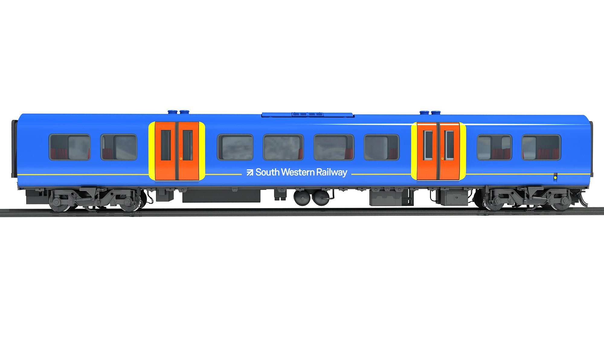 Train Passenger Coach Car 3D Models