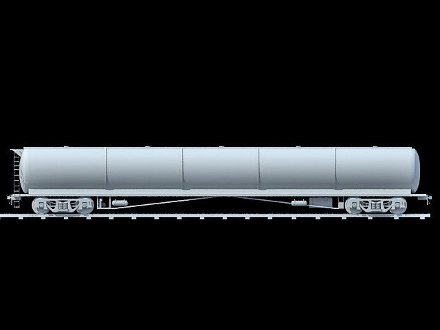 3D Train Tanker Car