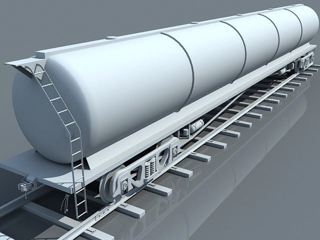 3D Train Tanker Model