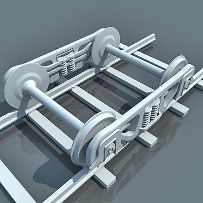 Train Wheels 3D Model