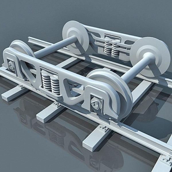 Train Wheels 3D Model