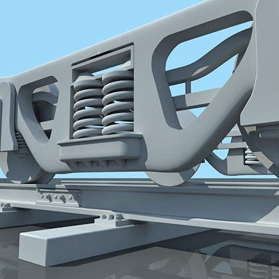 Train Wheels 3D Model