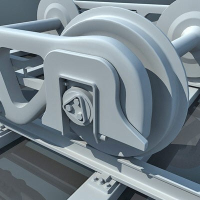 Train Wheels 3D Model