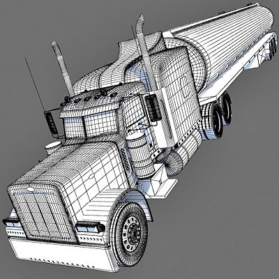 Tanker Truck Model