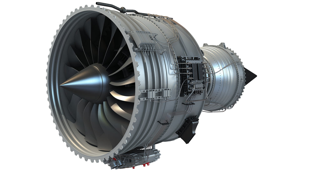 Turbofan Engine 3D Model