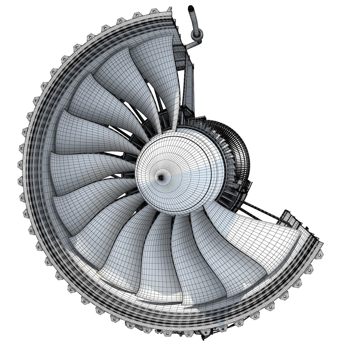 Turbofan Cutaway Rolls-Royce Trent