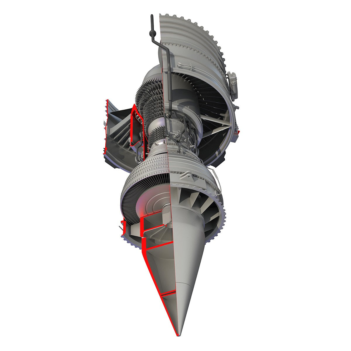 Turbofan Cutaway Rolls-Royce Trent