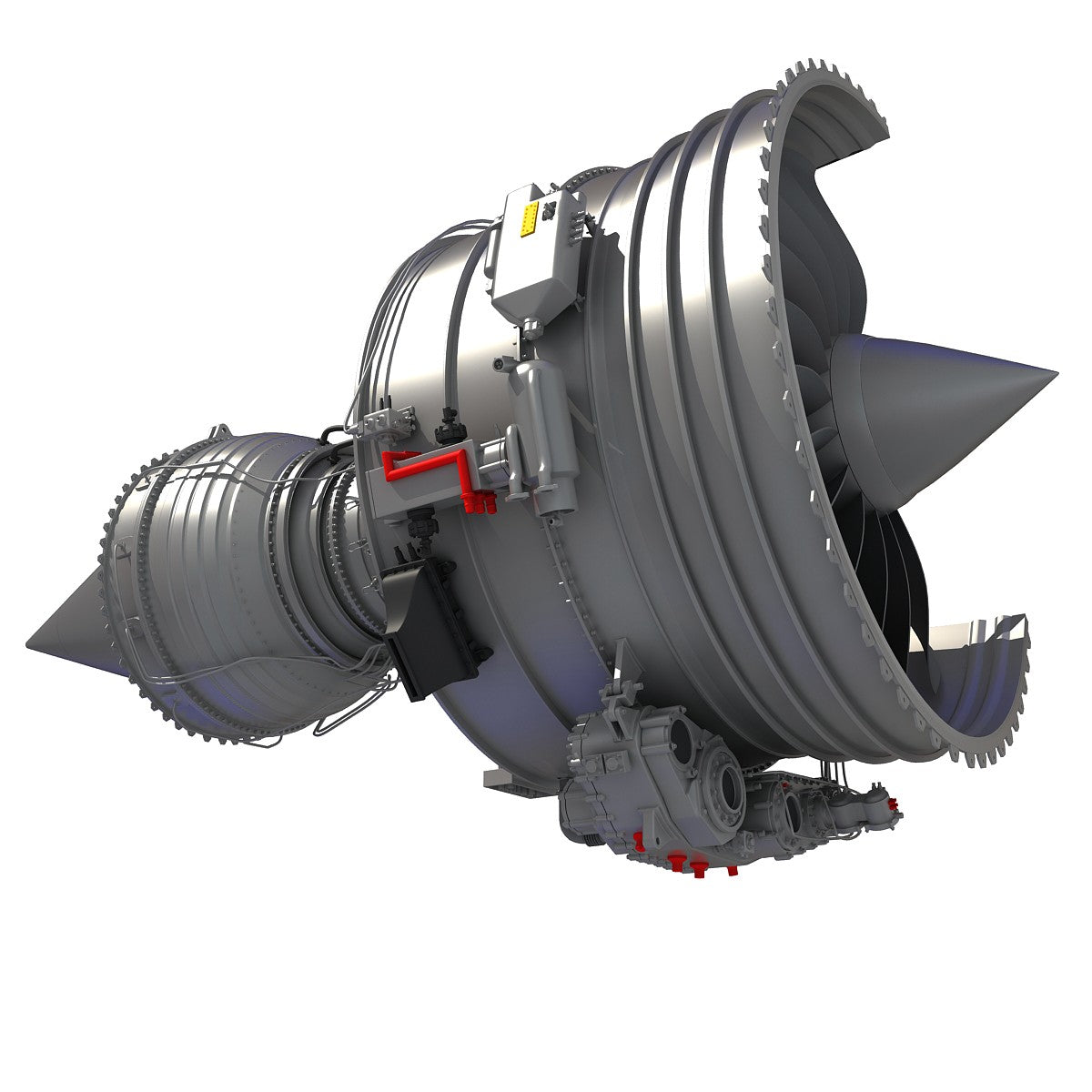 Turbofan Cutaway Rolls-Royce Trent