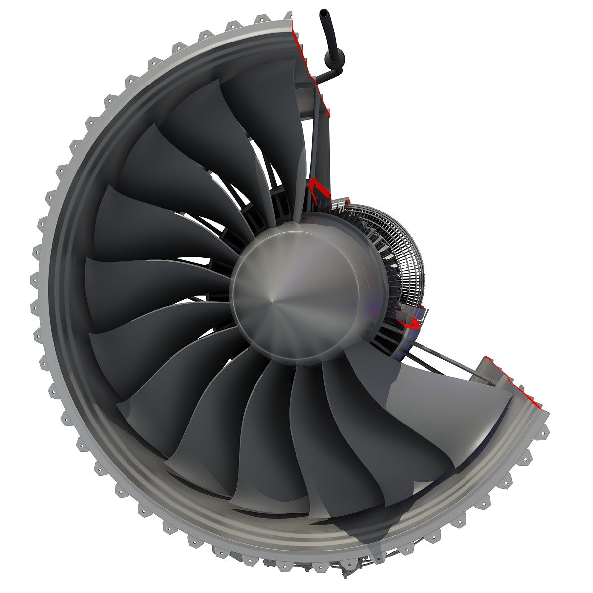 Turbofan Cutaway Rolls-Royce Trent