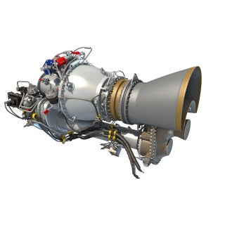 Turboshaft Engine 3D Model