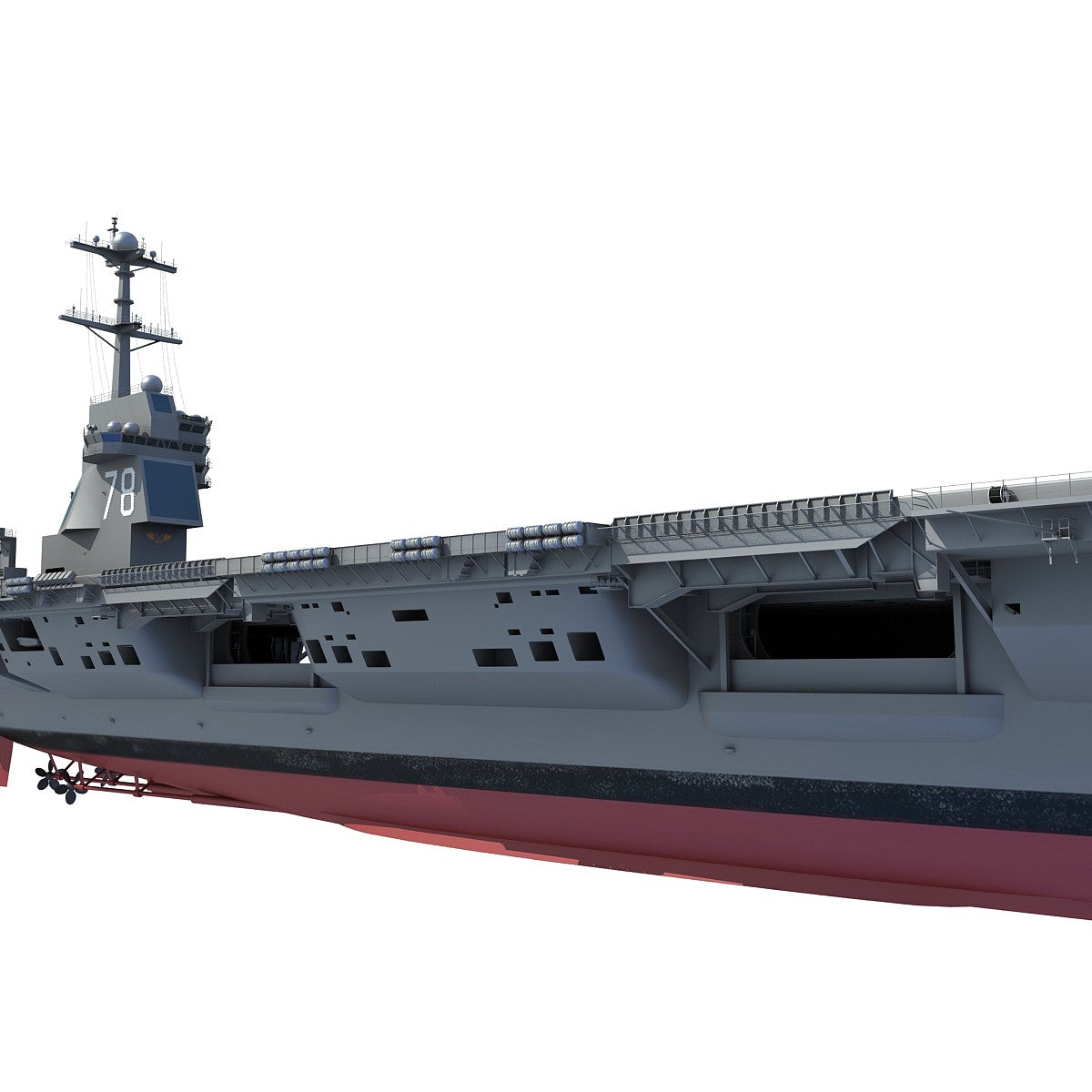 Gerald R. Ford Aircraft Carrier Model