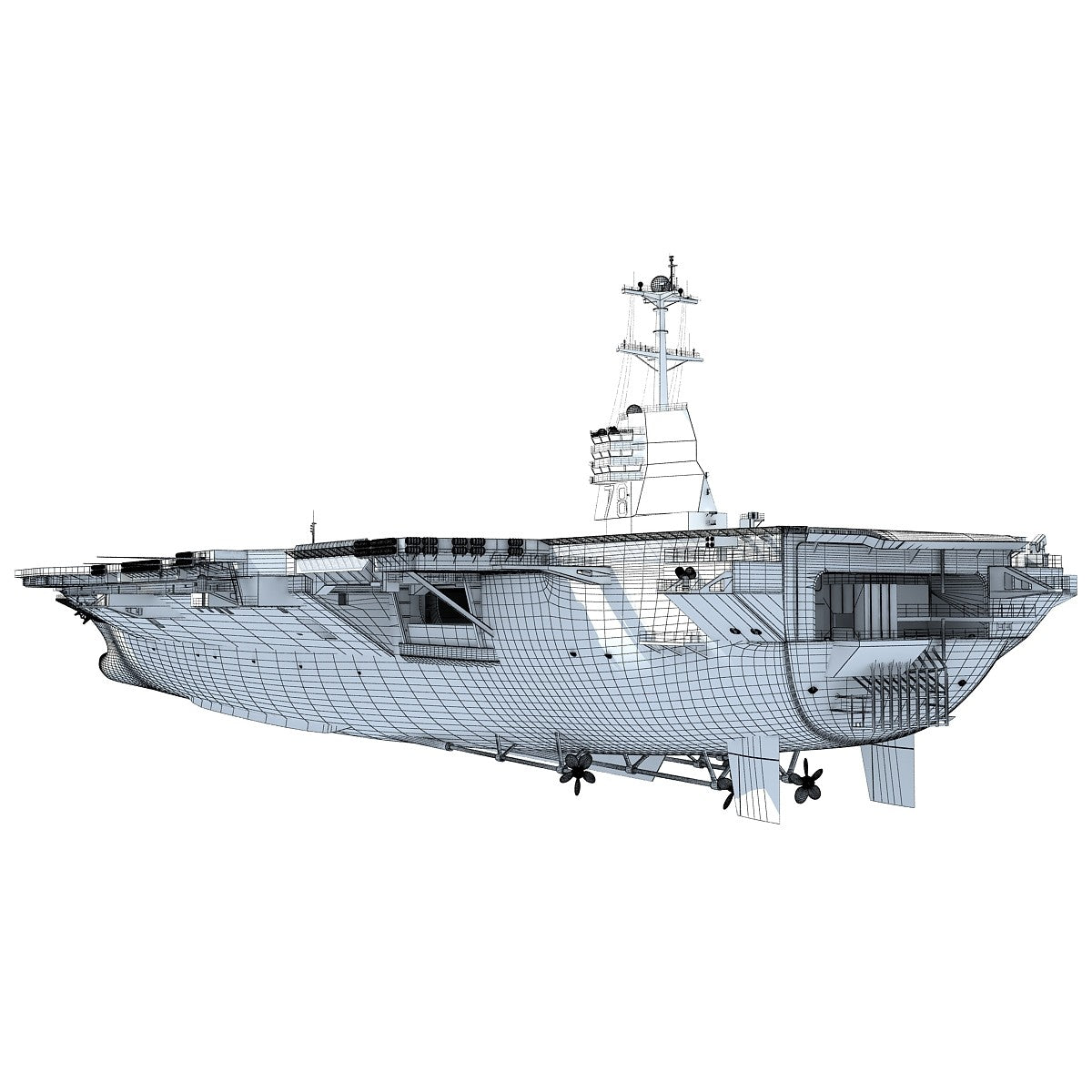 Aircraft Carrier 3D Model