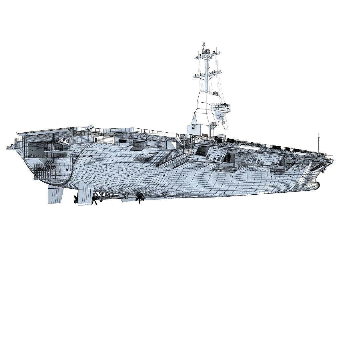 Aircraft Carrier 3D Model