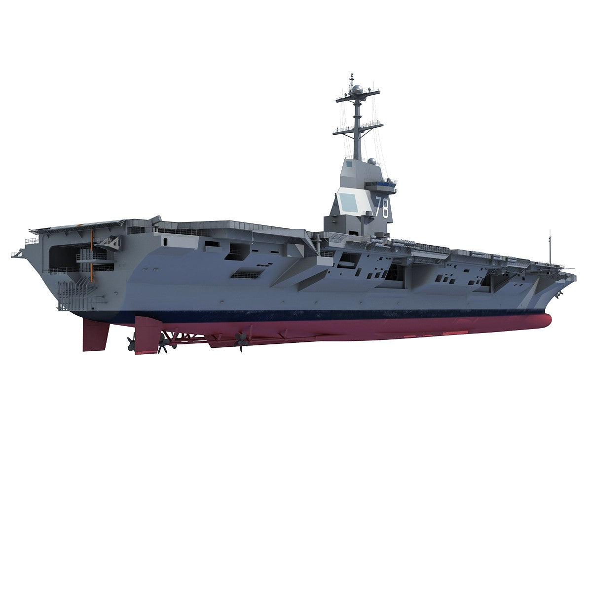 Aircraft Carrier 3D Model