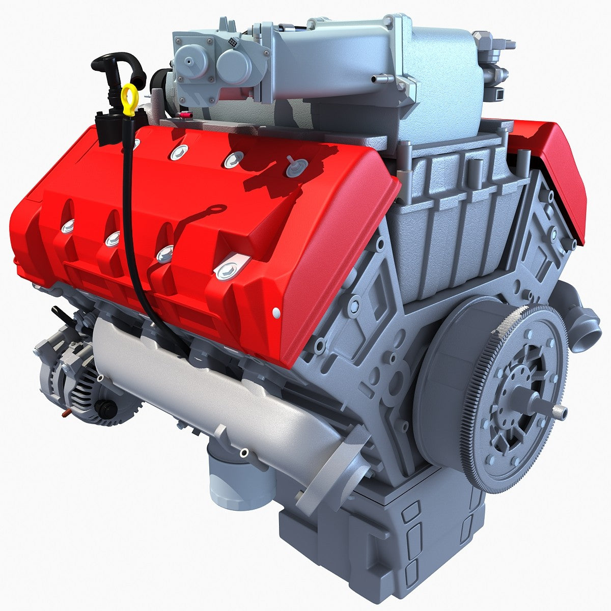 V8 Engine Sketchfab