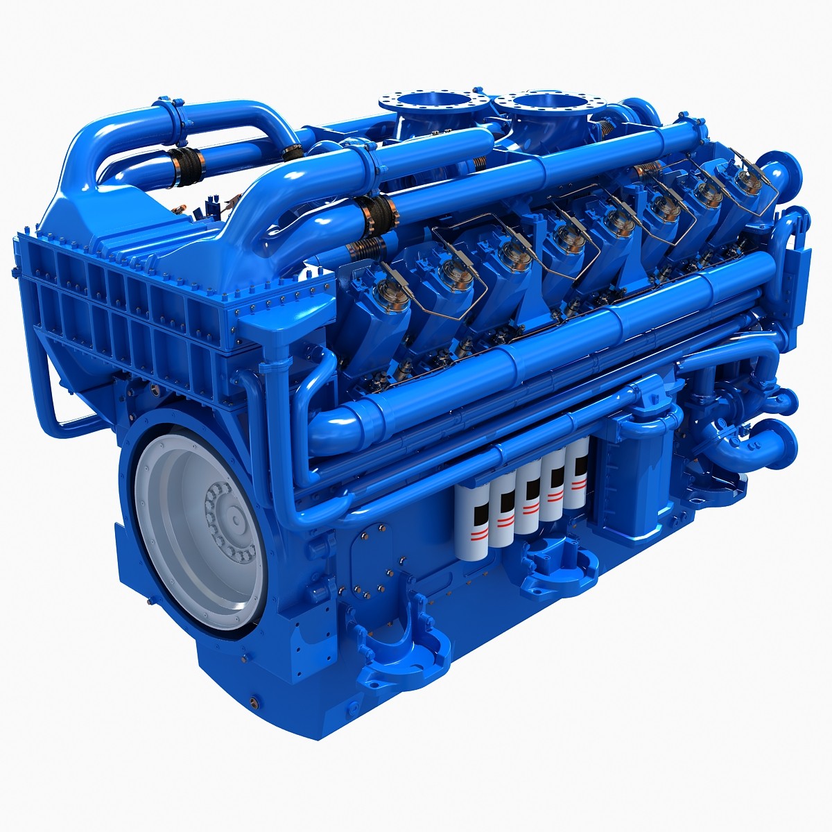 V16 Diesel Engine