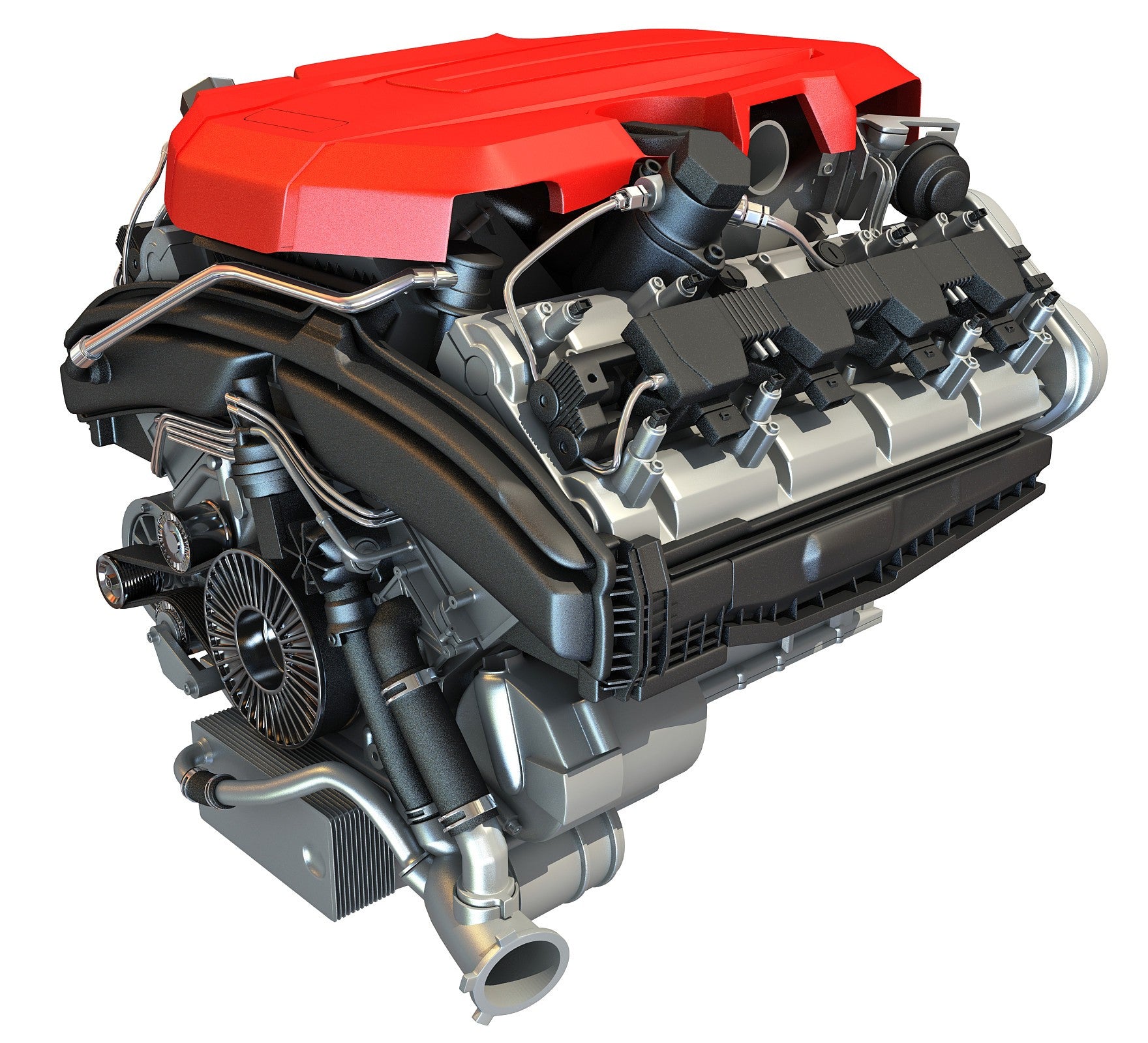 Car Engine 3D Model