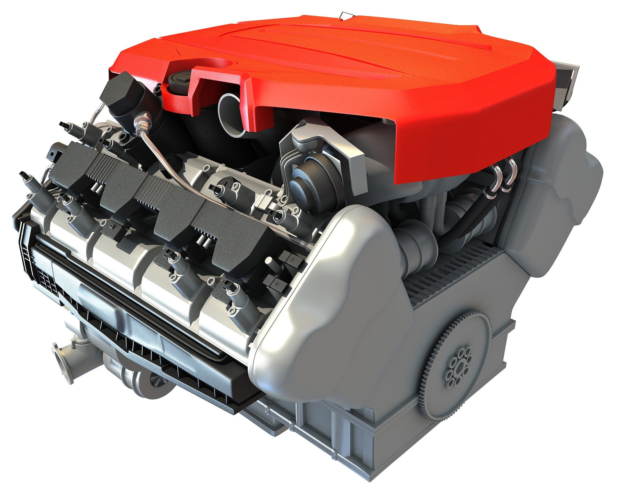 Car Engine 3D Model