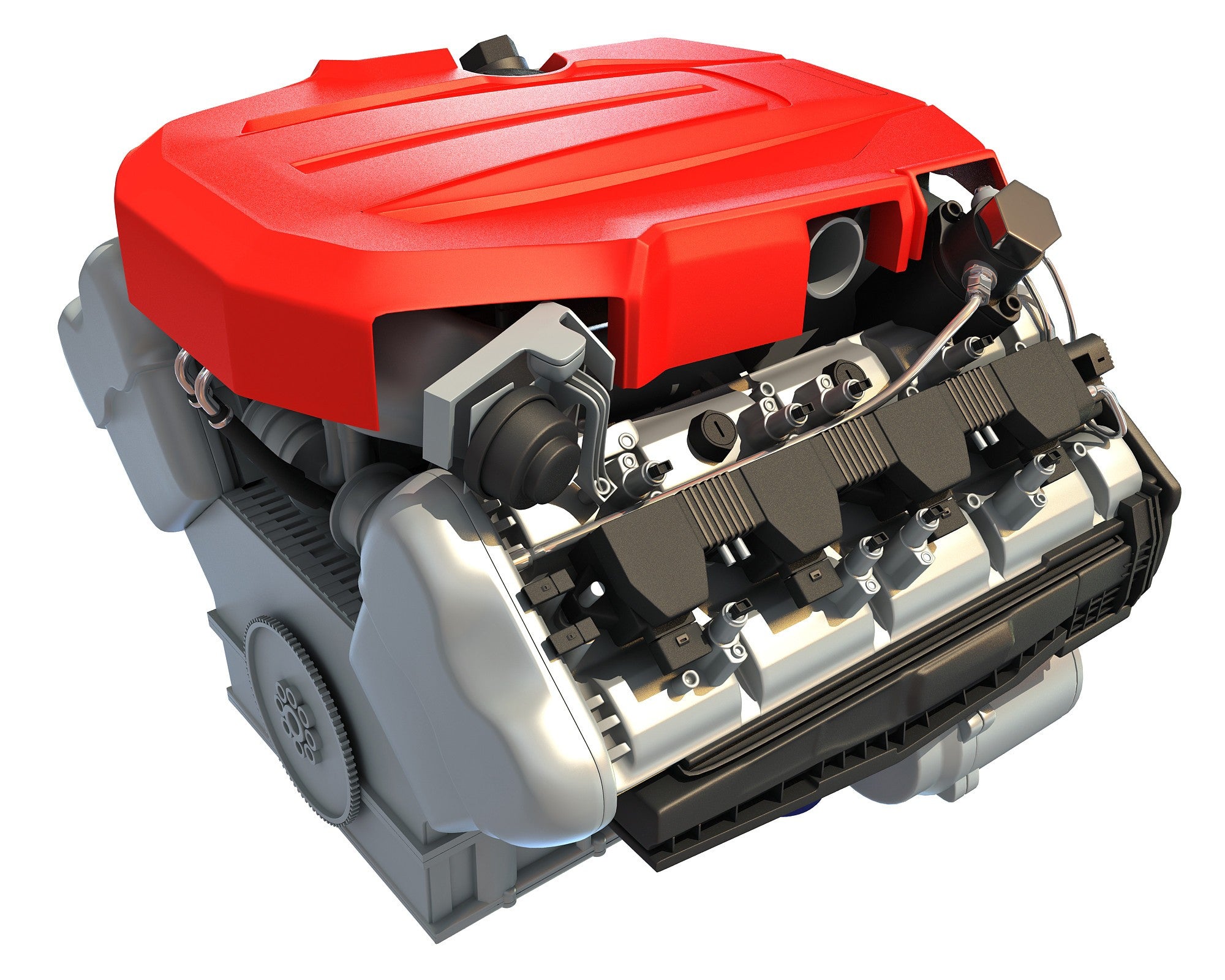 Car Engine 3D Model