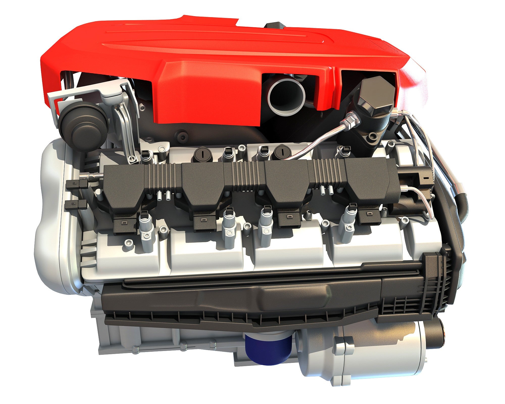 Car Engine 3D Model