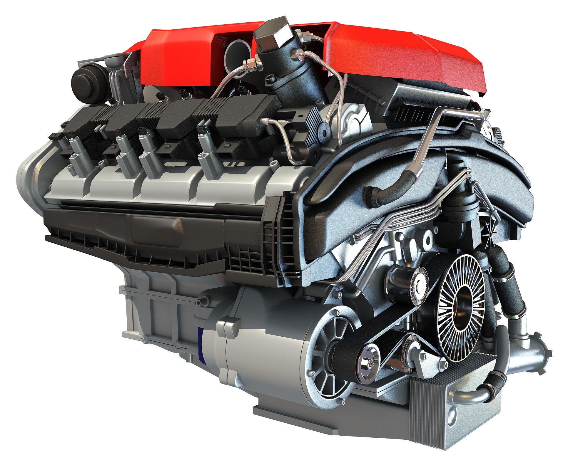 Car Engine 3D Model