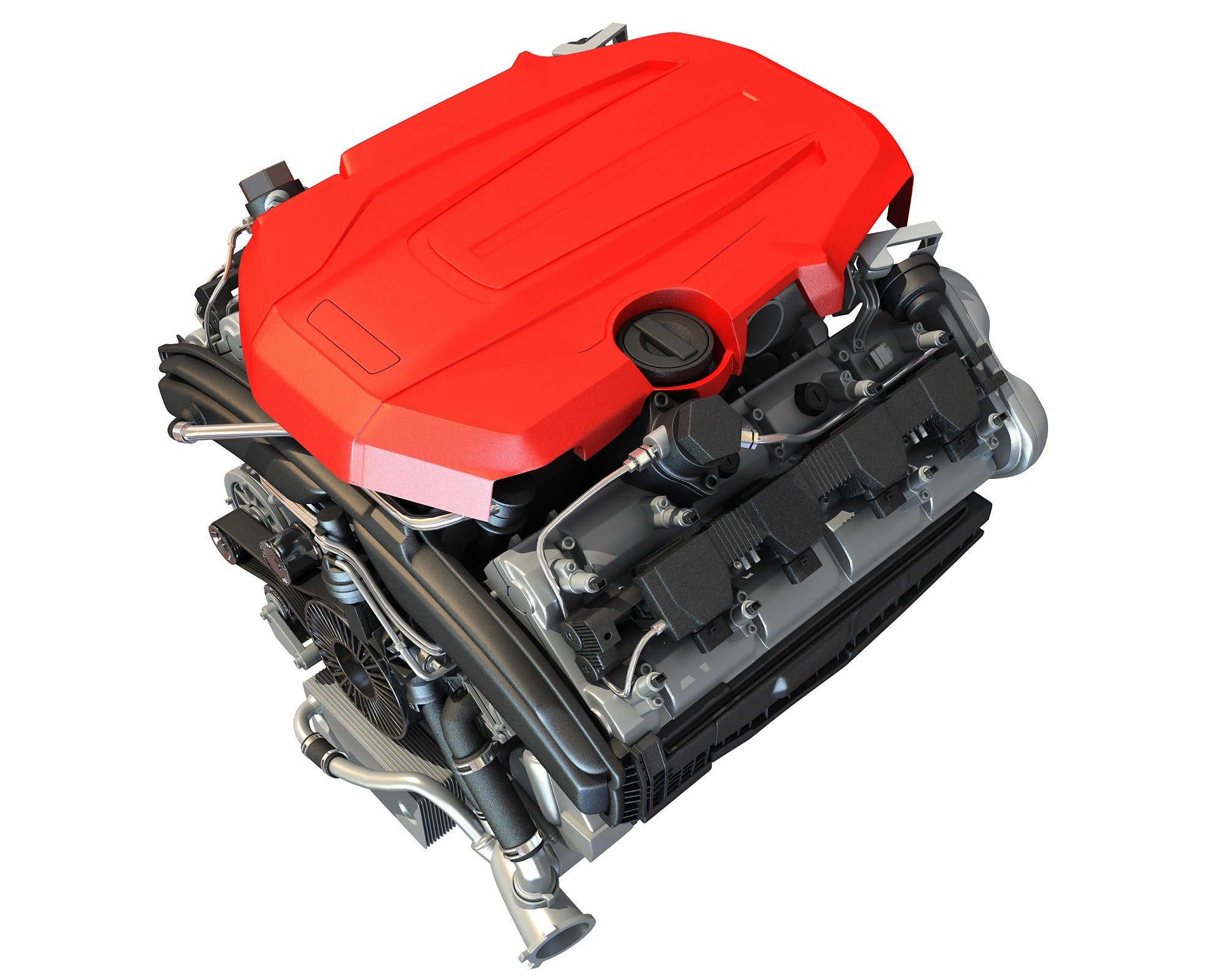 Car Engine 3D Model